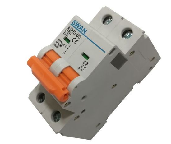 Picture of CIRCUIT BREAKER 6KA D CURVE 2P 63A
